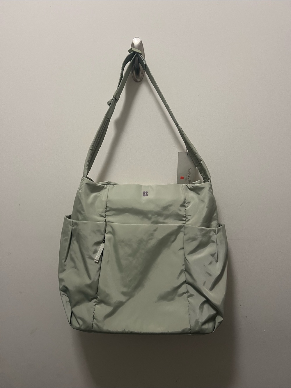 New Sweaty Betty All Day Tote 2.0 Sage Green NWT Nylon Gym Bag Everyday